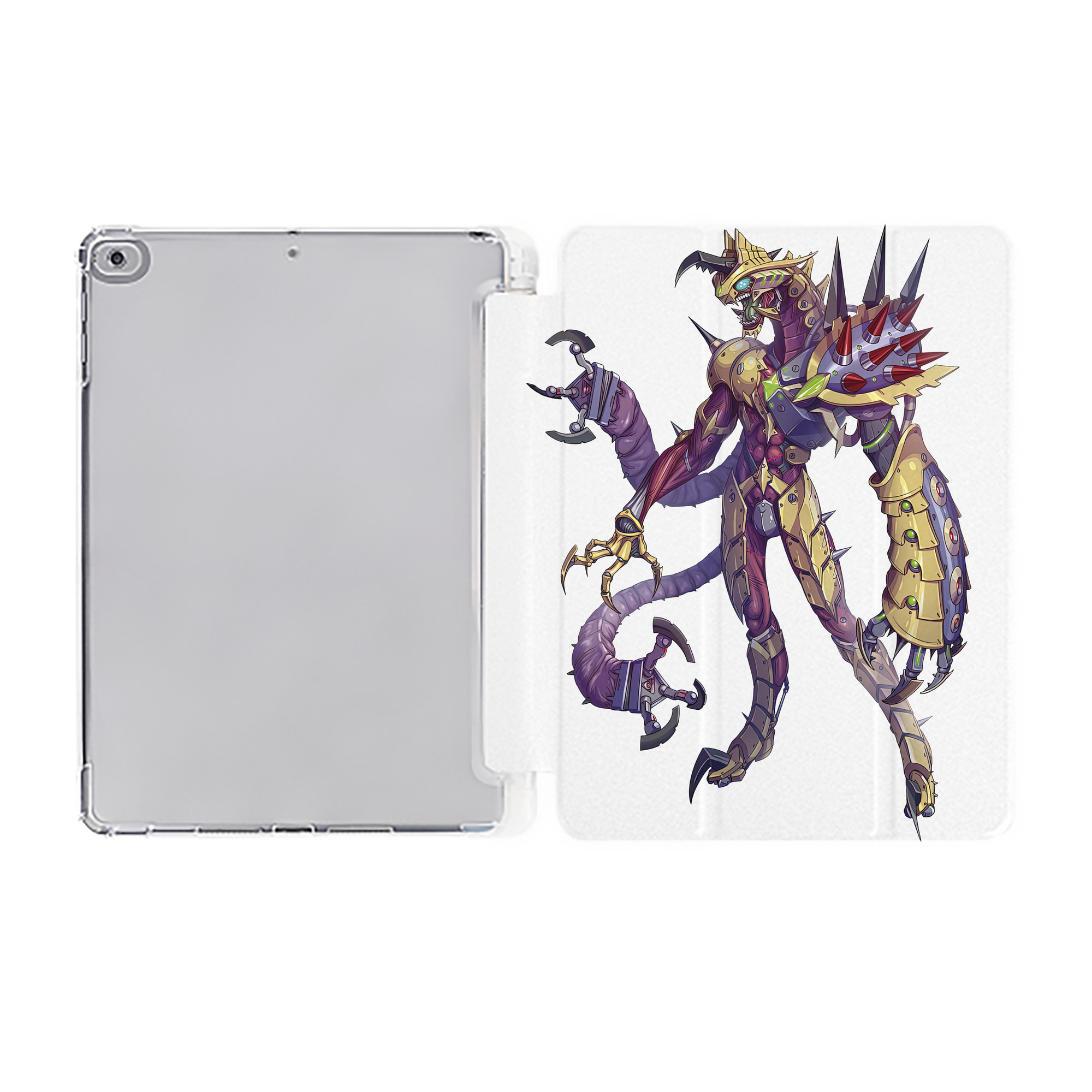 （画像用） ウルトラマン Ultraman IPad ケース ペン収納付き 三つ折りスタンド PUレザー×シリコン 対応機種9.5/10.5/10.9インチ